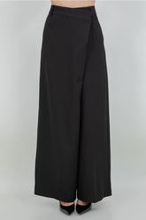 Wrap Detail Wide Pants